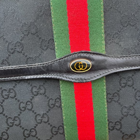 Vintage Gucci Sherry Line shoulder/clutch bag - Picture 3 of 7